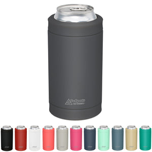 charcoal can cooler with color swatch at bottom