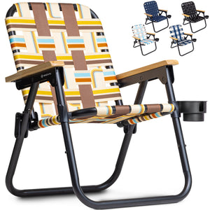 GoSports Outdoors WOVN Premium Beach & Camping Chair - DRIFTER