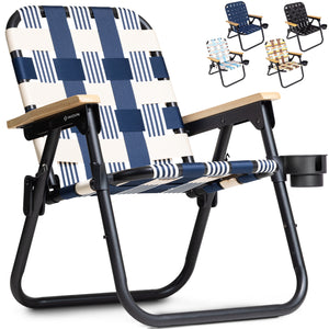 GoSports Outdoors WOVN Premium Beach & Camping Chair - LIDO