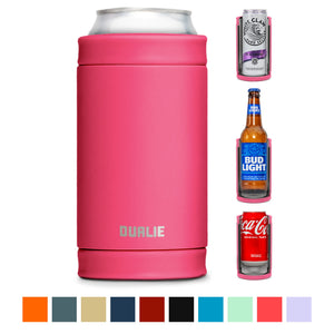 DUALIE 3 in 1 Insulated Can Cooler - Magenta