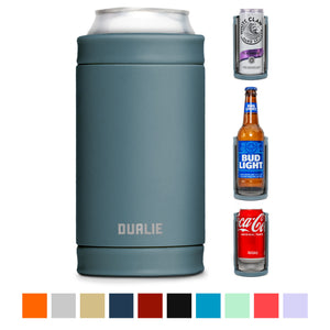 DUALIE 3 in 1 Insulated Can Cooler - Stone Blue