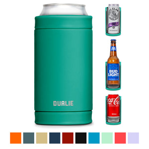 DUALIE 3 in 1 Insulated Can Cooler - Turquoise
