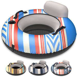 GoSports WOVN River Tube with Premium Canvas Cover - Heavy Duty Float for Rivers, Lakes, & Pools - Baja-GoSportsOutdoors.com