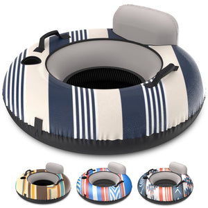 GoSports WOVN River Tube with Premium Canvas Cover - Heavy Duty Float for Rivers, Lakes, & Pools - Lido-PlayGoSports.com