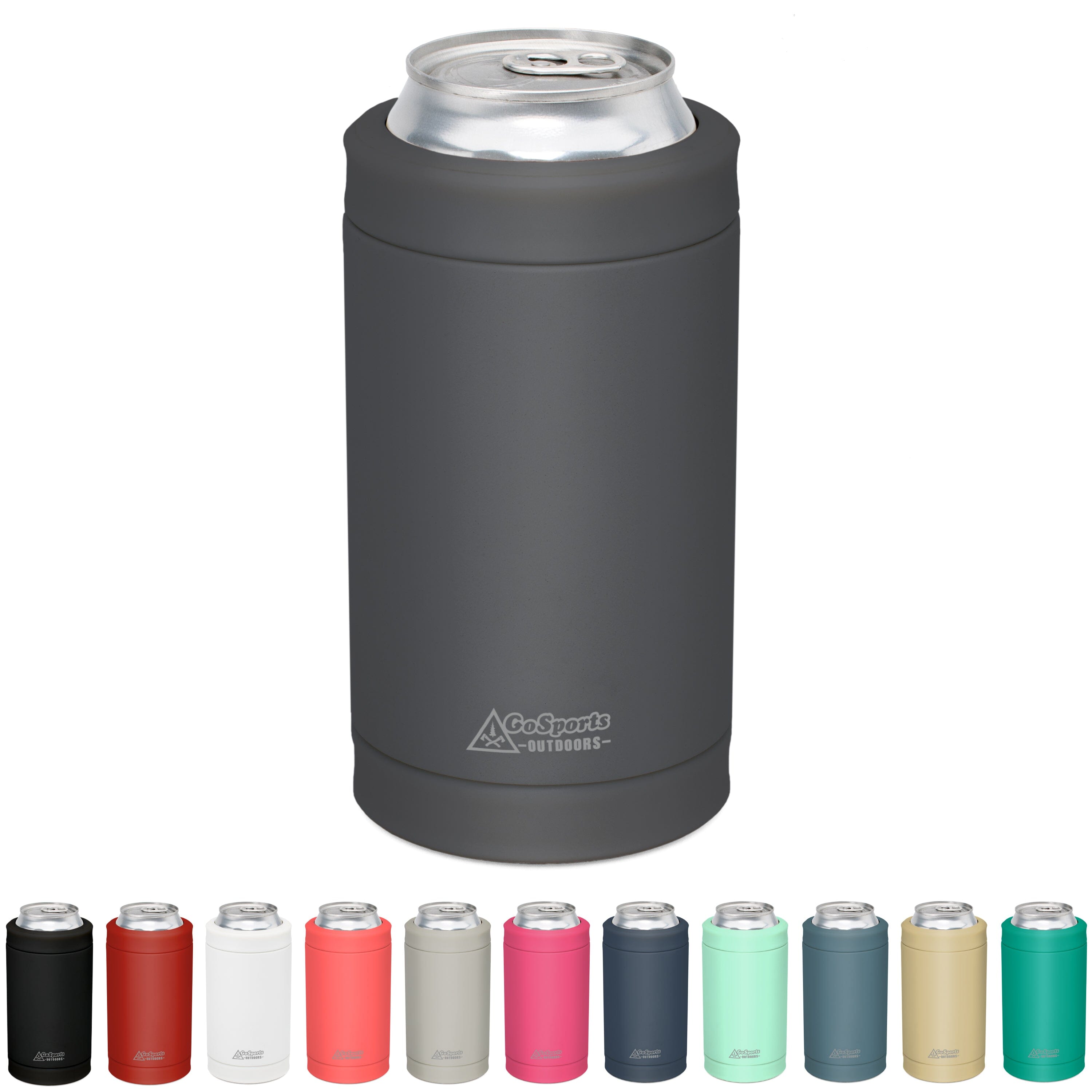 DUALIE 3 in 1 Insulated Can Cooler Universal Size for 12 oz Cans