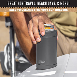 DUALIE 3 in 1 Insulated Can Cooler - Charcoal GoSports 