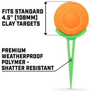 GoSports Outdoors Clay Caddy In Ground Target Holders for Clay Pigeon Shooting Practice