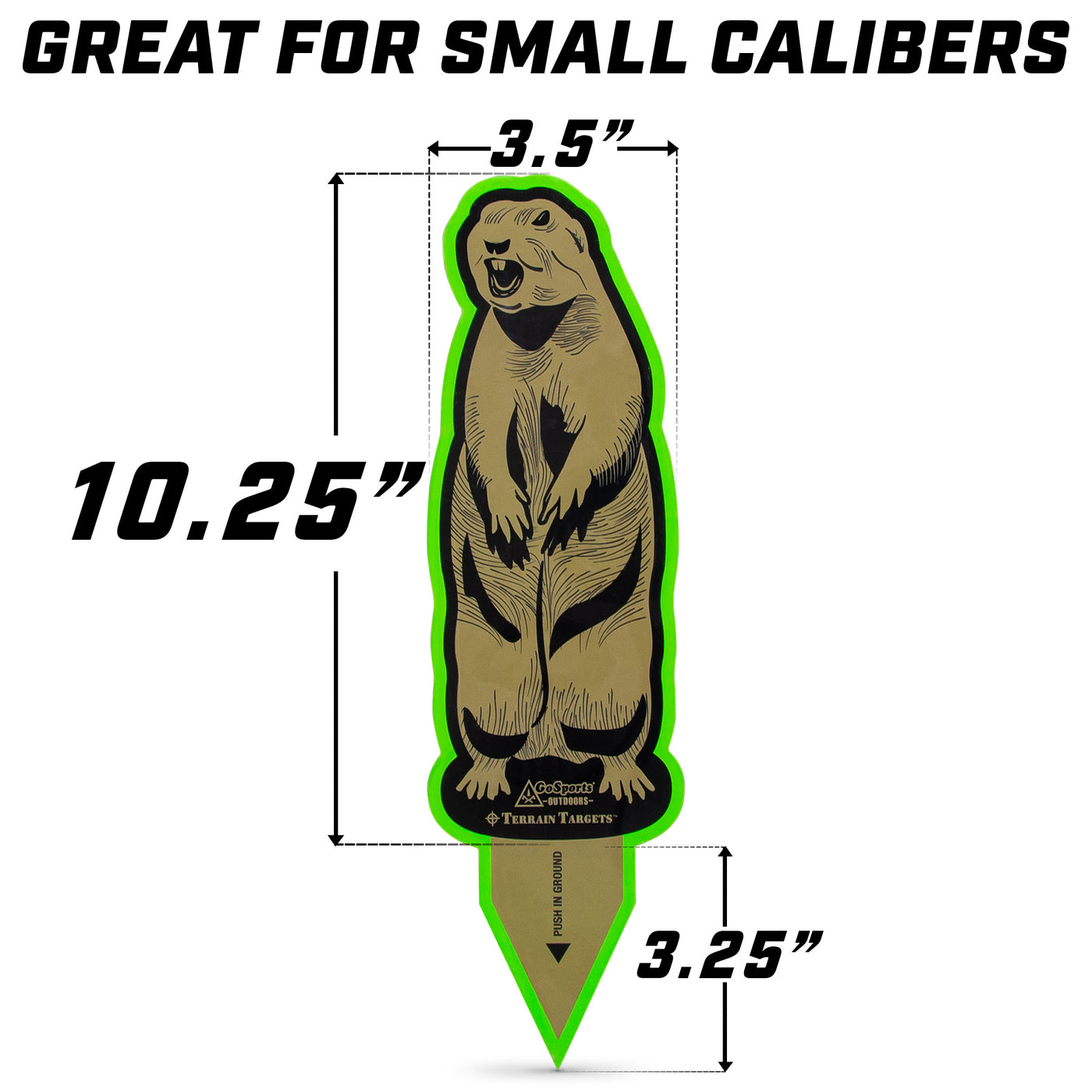 GoSports Outdoors Gopher Terrain Targets | Reactive Shooting Range Tar ...