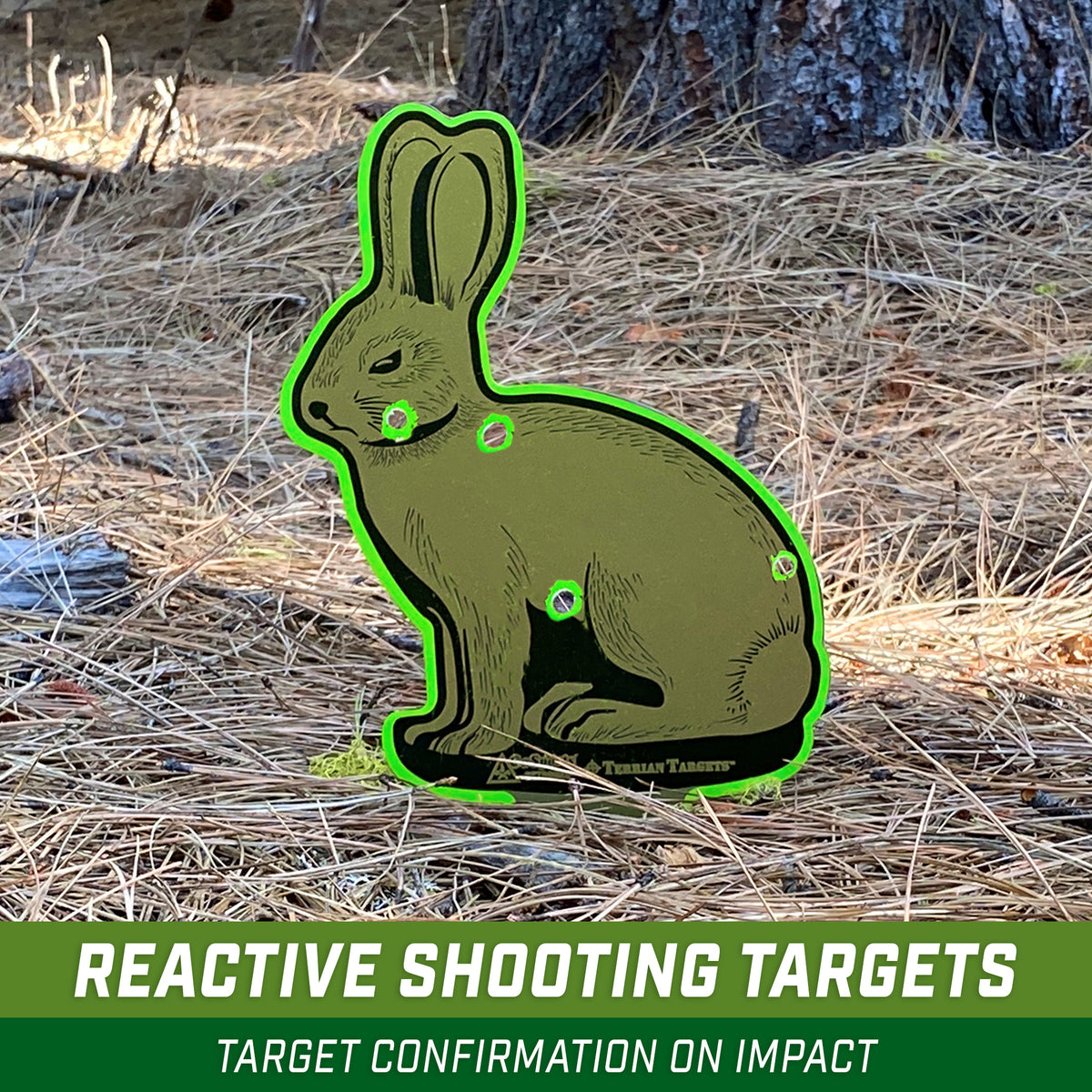 GoSports Outdoors Rabbit Terrain Targets | Reactive Shooting Range Tar ...