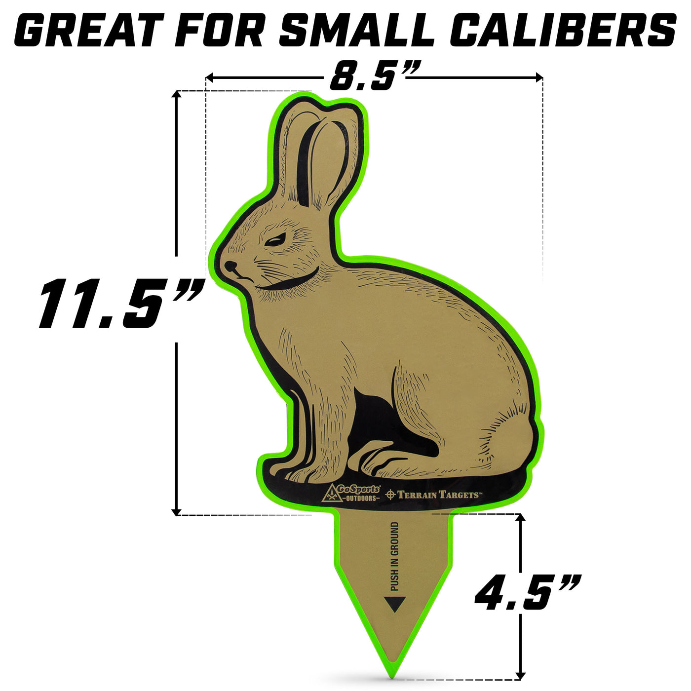GoSports Outdoors Rabbit Terrain Targets | Reactive Shooting Range Tar ...