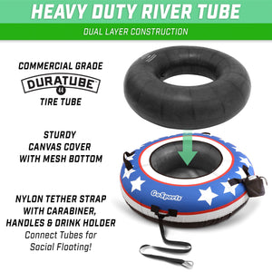 black tire on top inflatable colorful heavy duty