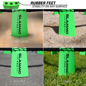 slammo xl rubber feet on gym floors sand asphalt and grass