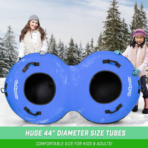 GoSports 2 Person Snow Tube - Blue Snow Sport Playgosports.com 