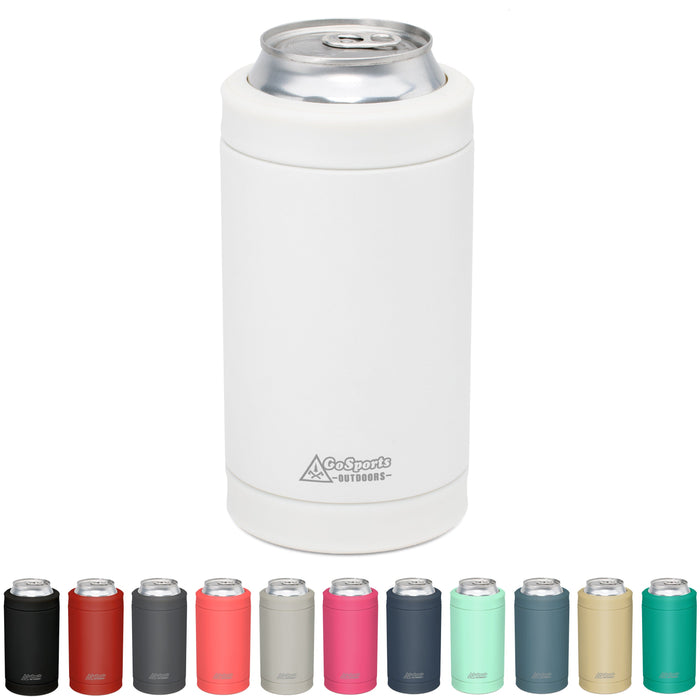 DUALIE 3 in 1 Insulated Can Cooler - White