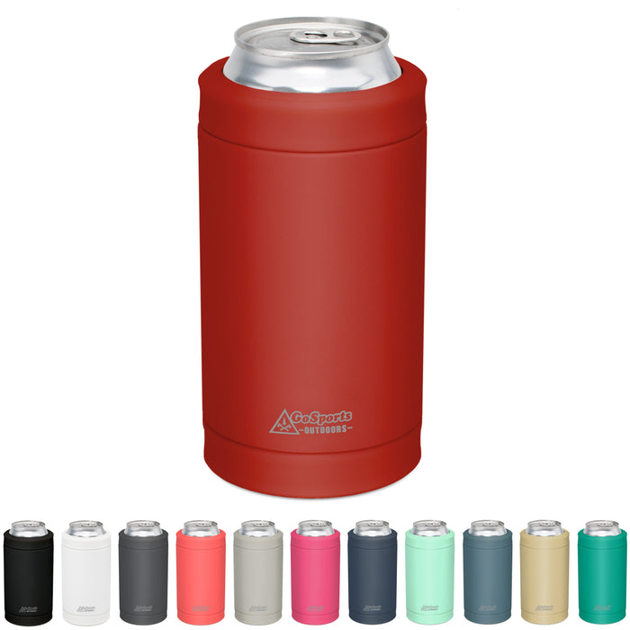 DUALIE 3 in 1 Insulated Can Cooler - Burnt Red